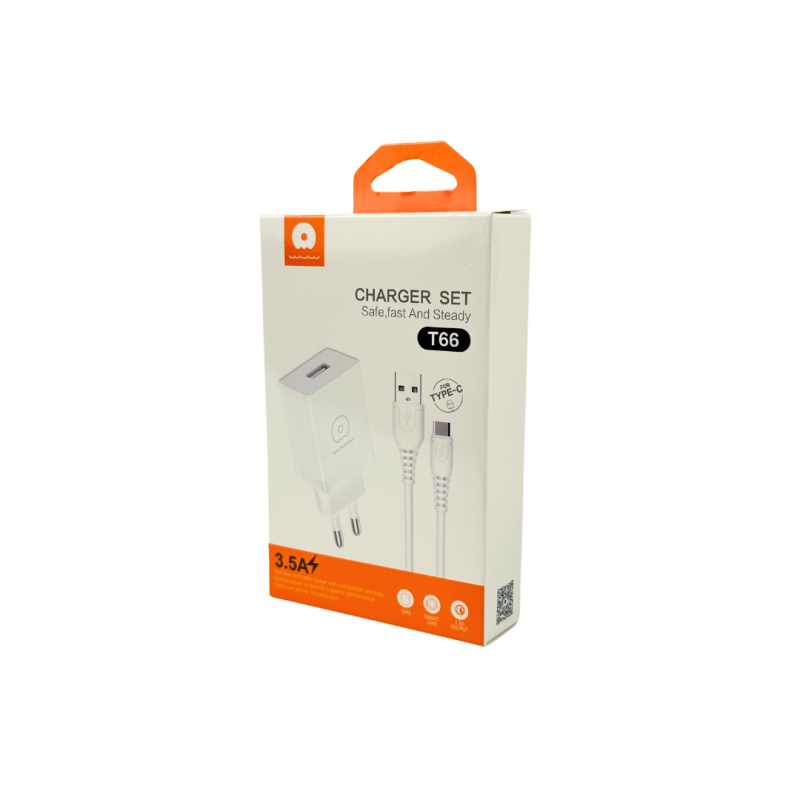 Зарядний пристрій Блок+кабель Type-C